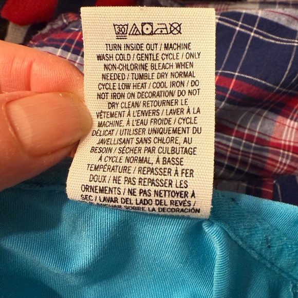 Victoria Secret PINK Women’s blue long sleeve hooded pullover top Size XS - Picture 9 of 9